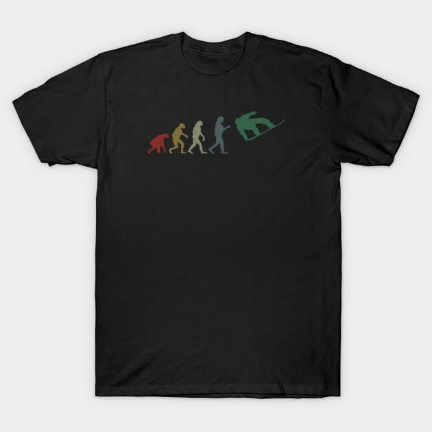 snowboarding T-Shirt by dishcubung